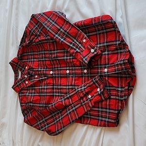 Boys plaid shirt